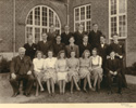 Skolebillede fra Ryomgård Realskole - 1943
