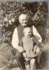 Frederik Hansen med barnebarn Jens Chr. Hansen